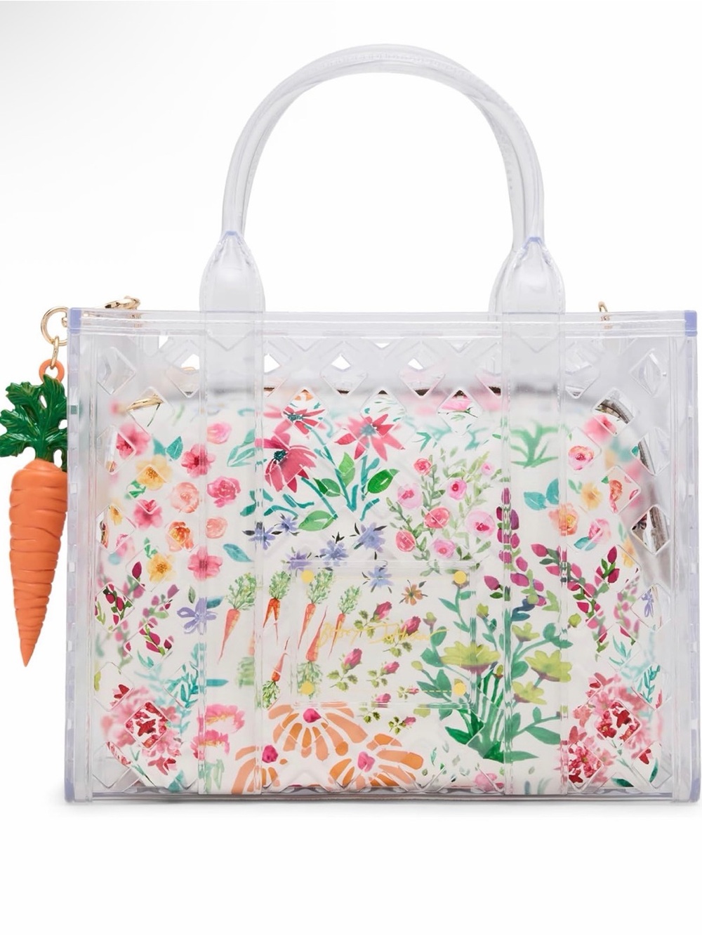 Betsey Johnson Jammin Clear Satchel NWT